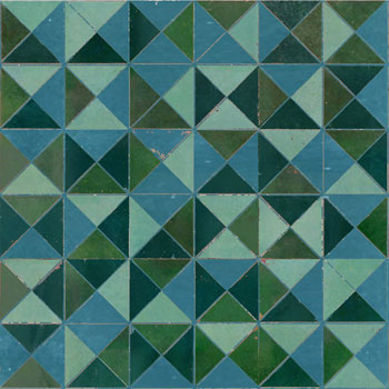 Mosaic House Moroccan tile Azur MRB 24-28-10-12 Sea Green Teal Green Light Green  zellige, mosaic, zellij, field, pattern, glaze, simple 